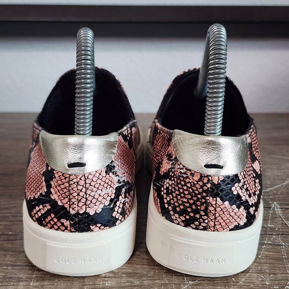 Cole Haan Grandpro Spectator Slip-On Women's Shoes Size 5 Snakeskin Pattern - Picture 4 of 9